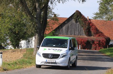 Anrufsammeltaxi unterwegs